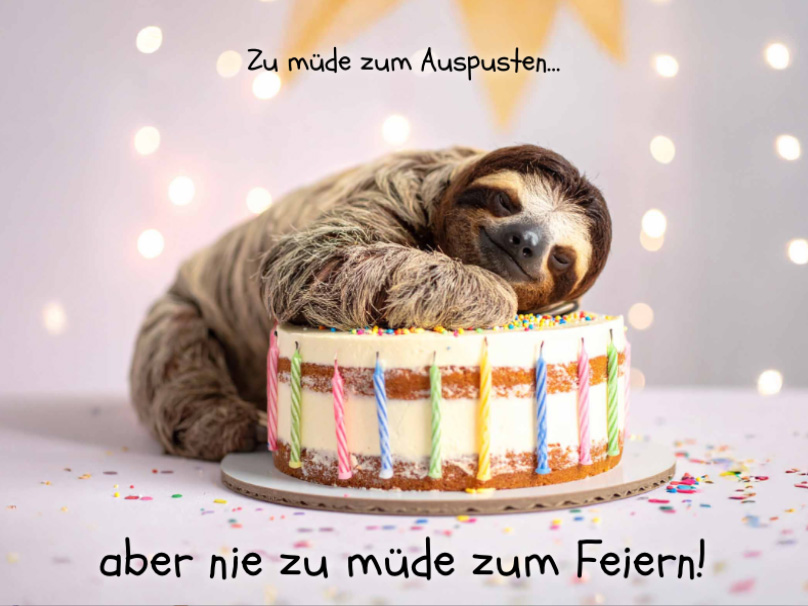 eCard  Cake n' Chill Front