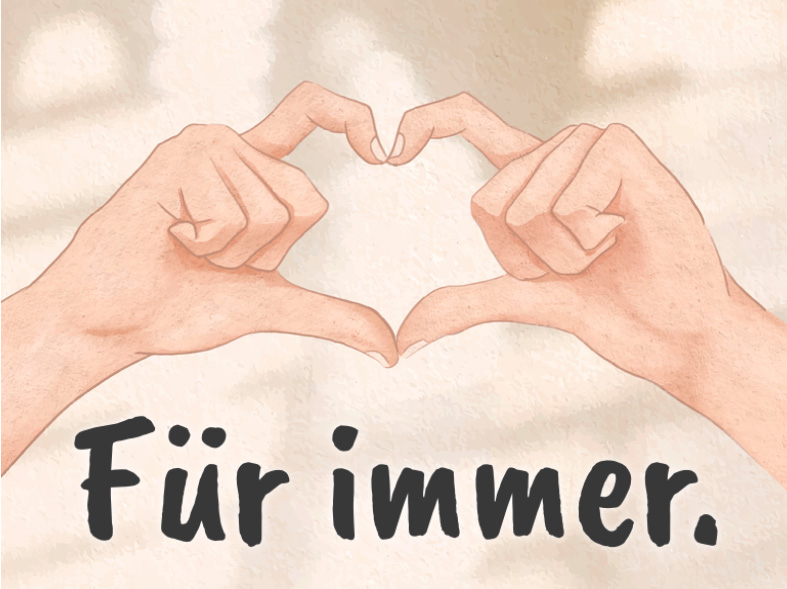 eCard  Für immer. Front