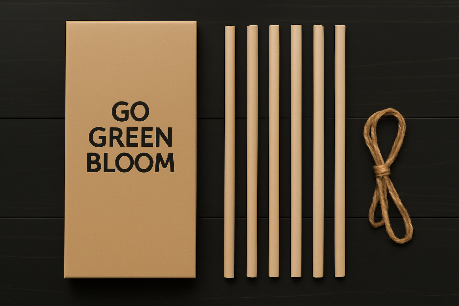 Biodegradable straws in a drink