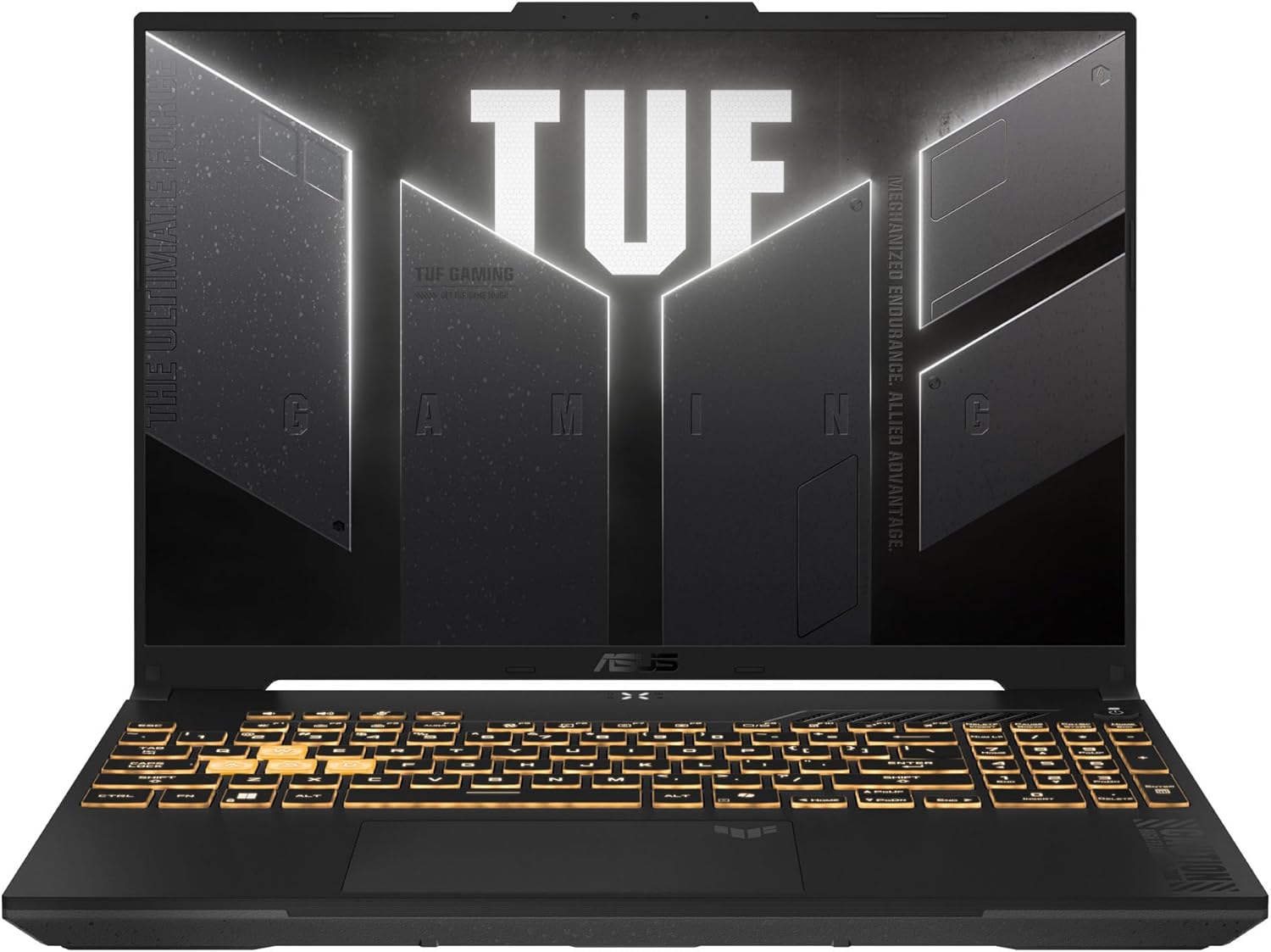 ASUS TUF GAMING F16 (FX607VU-RL234W) - Intel Core 7 Processor 240H 13th GEN, 16-inch FHD, 144Hz refresh rate, IPS-level panel, 16GB DDR5-5600 RAM, 1TB 4.0 NVMe M.2 SSD, 6GB GDDR6 NVIDIA GeForce RTX 4050 Laptop GPU, WIFI, Bluetooth, WINDOWS 11 HOME. GRAY.