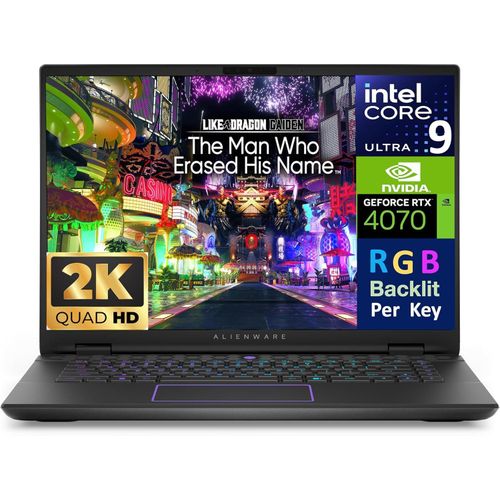 Dell Alienware m16 R2 Ultra 9, 1TB SSD, 32GB RAM RTX 4070