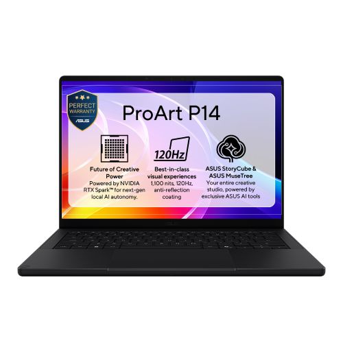 ProArt P14-NVIDIA RTX Spark N1X with 6144-core GPU and 20-core CPU-32GB Rma-1TB SSD-14 Inches-3K (2880 x 1800) OLED-Wins 11 Home-Nano Black-Best-in-class visual experiences- With Perfect Warranty-H7407- (PRE-ORDER)
