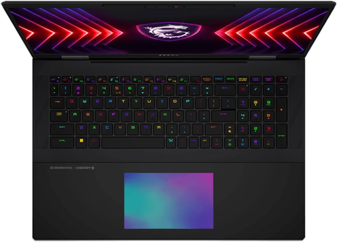 MSI Titan 18 Gaming Laptop ( HX A14VIG-088US) - Intel Core i9-14900HX 2.2GHz, 14TH Generation, 4TB (2TB*2) NVMe SSD Gen4, ‎64GB RAM DDR5, 16GB  NVIDIA GeForce RTX 4090 Dedicated Graphics card, 18" UHD+(3840x2400),  HDMI v2.1, Webcam, Bluetooth, Windows 11 Home {Core Black}
