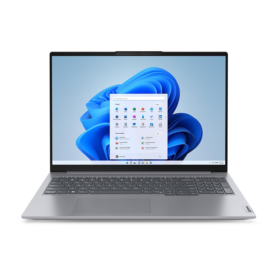 LENOVO THINKBOOK 16 G9 IRL(21US0001US) – Intel Core Ultra 7 240H, (10 Cores, up to 5.2GHz), 16" WUXGA (1920 x 1200) 16 GB DDR5 RAM (5600 MHz), 512 GB PCIe SSD, Wi-Fi 6E and Bluetooth 5.3, Fingerprint reader,  WINDOWS 11 PRO.  