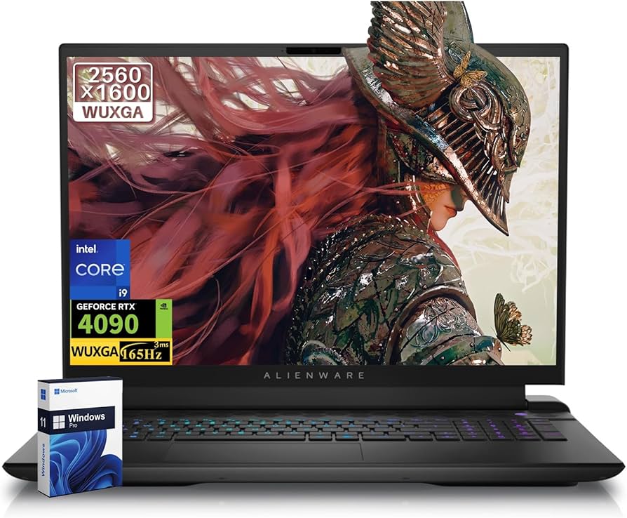 DELL Alienware M18 R2 – Intel core i9 14th Generation, 64GB RAM, 4TB SSD, 18”, 16GB RTX 4090, Windows 11 Home