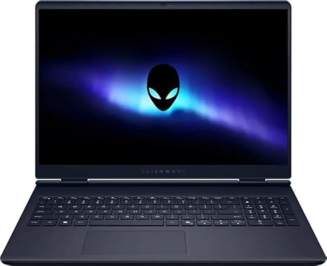 DELL Alienware 16 Aurora(AC16250)- Intel® Core™ 7 Processor (Series 2) 240H (24MB cache, 10 cores, 1.80 to 5.20 GHz P-Core) 16", WQXGA, 120Hz, 300 nits, 100% sRGB, 16GB, 2x8GB, DDR5, 1TB