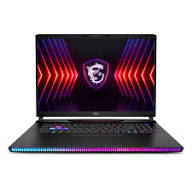 MSI Raider GE78 HX (14VGG-254US) – Intel Intel® Core™ i7-14700H, 1TB NVMe SSD + 512GB NVMe SSD Gen4x4, 16GB (8GB*2) DDR5 RAM,