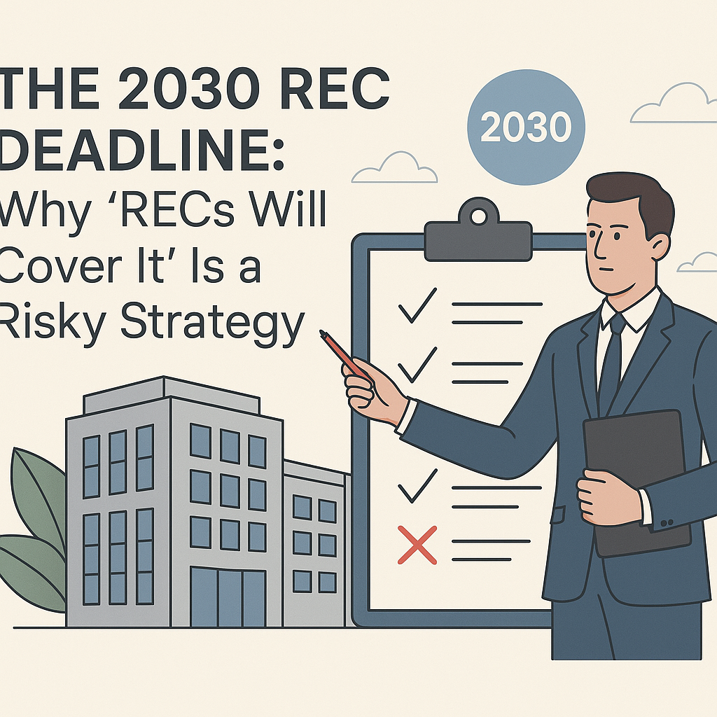 The 2030 REC Deadline: Why 'RECs Will Cover It' Is a Risky Strategy