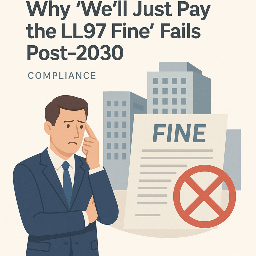 Why 'We'll Just Pay the LL97 Fine' Fails Post-2030