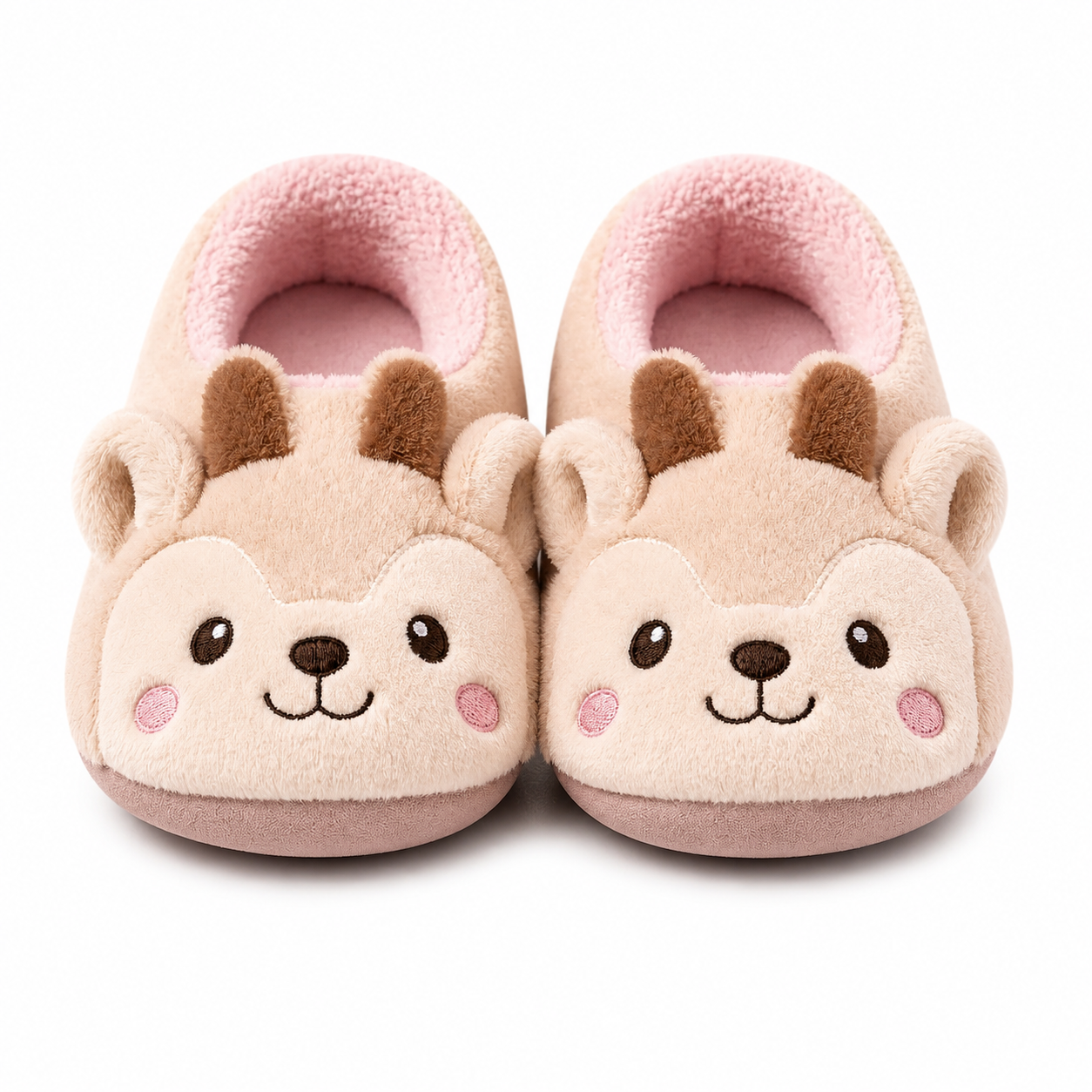 Cute Bunny Slippers for Kids – Pink