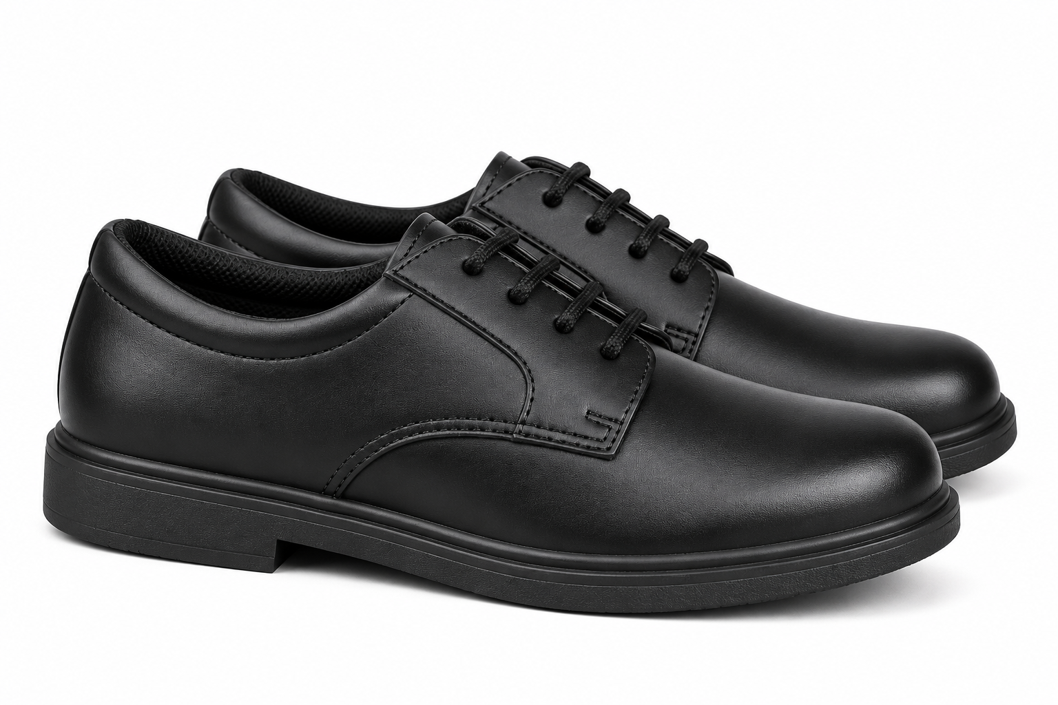 Black Kids Formal Shoes 