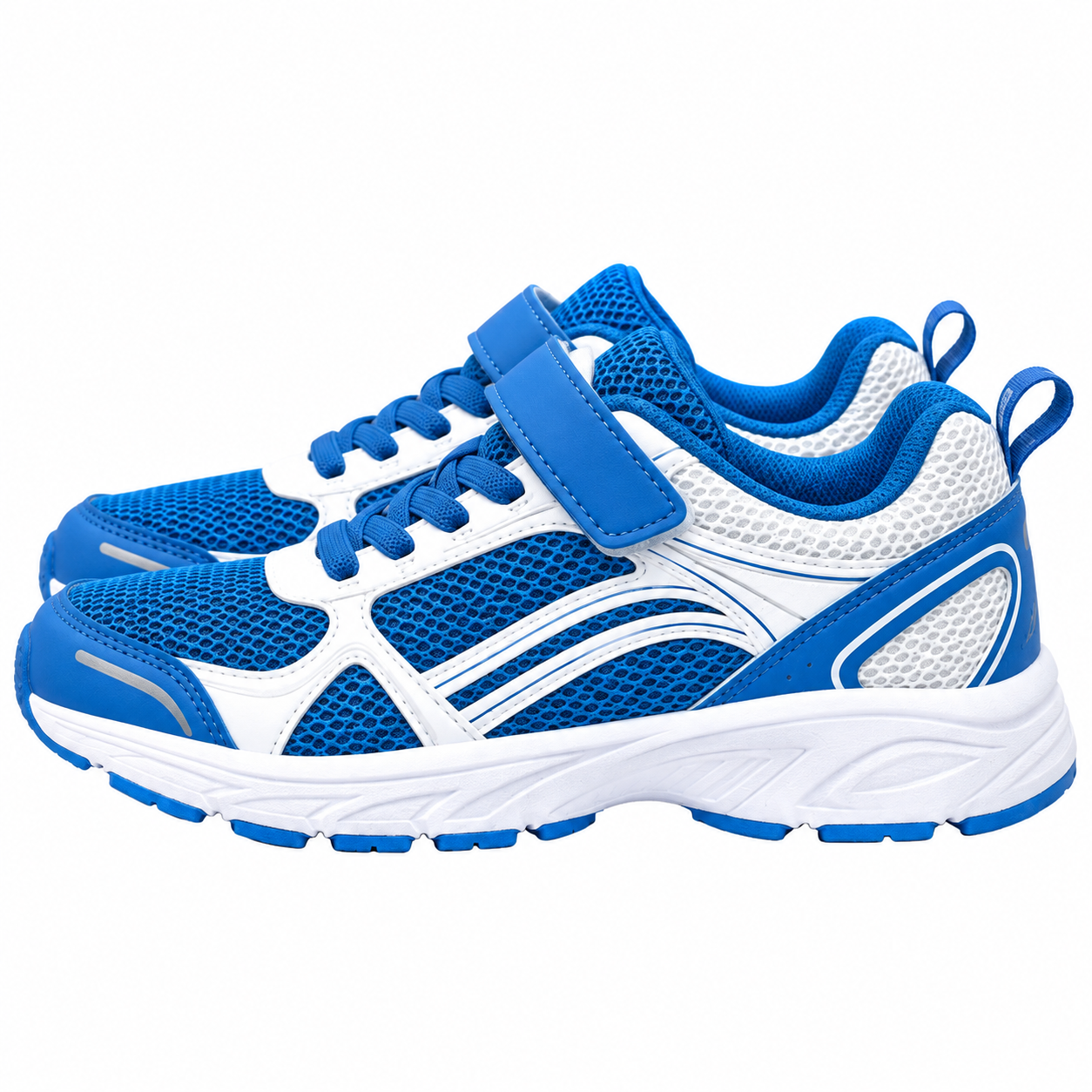 Blue & White Running Sneakers