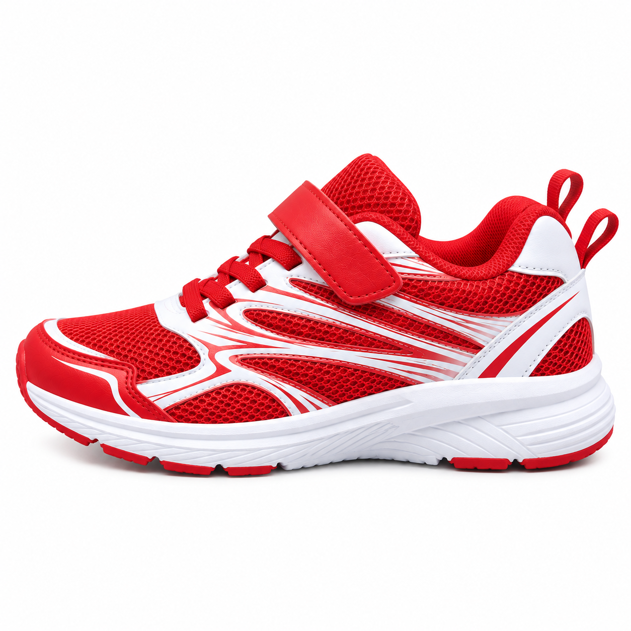 Red & White Running Sneakers
