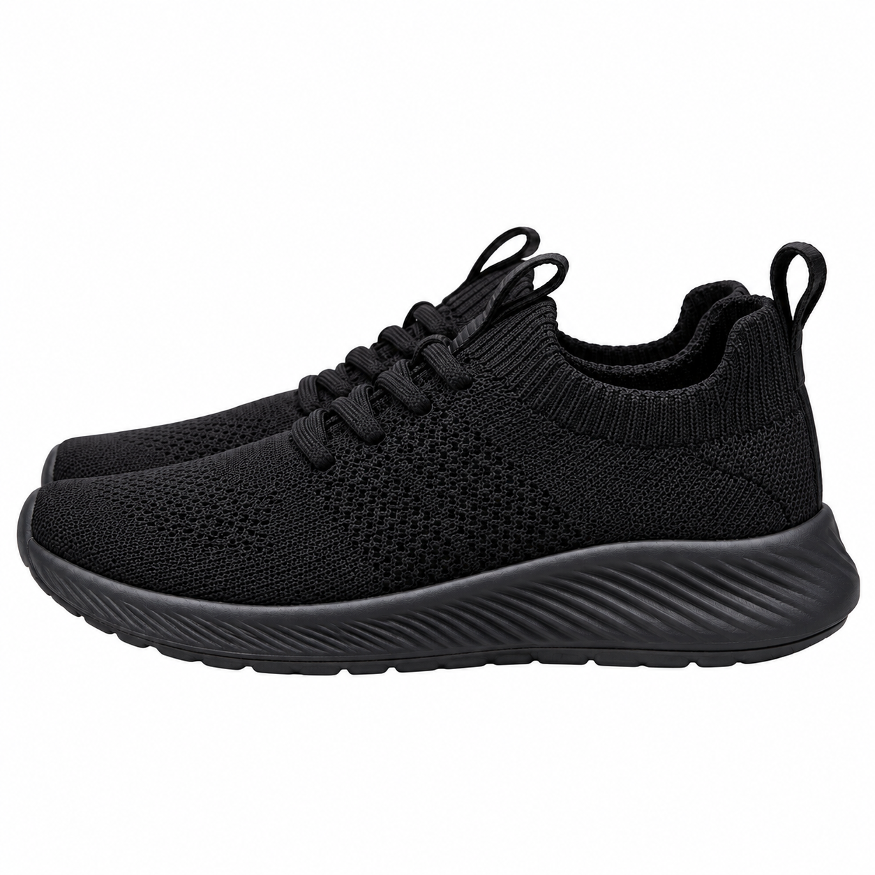 Black Lightweight Running Shoes