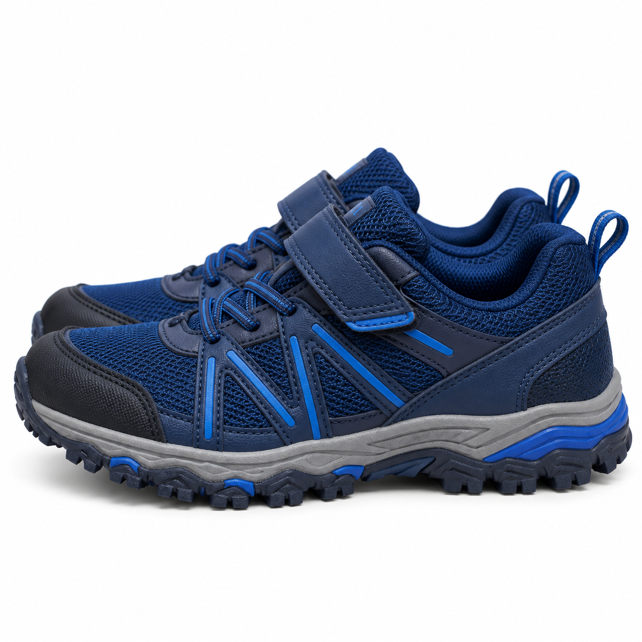 Kids Navy Outdoor Trail Shoes