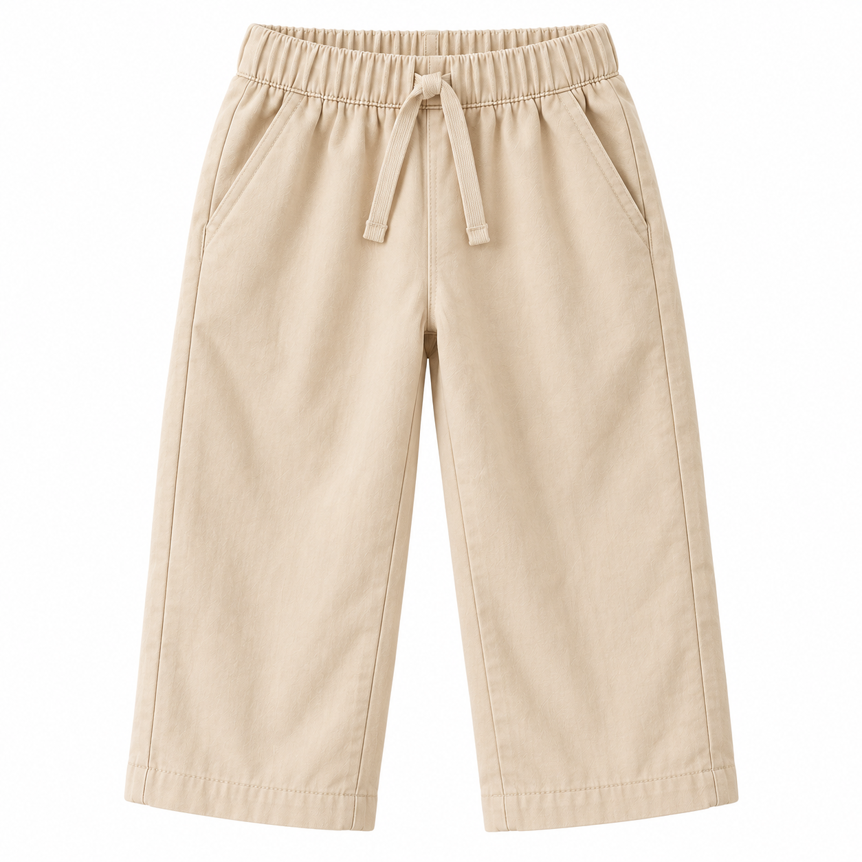 Kids Cream Knitted Button Cardigan