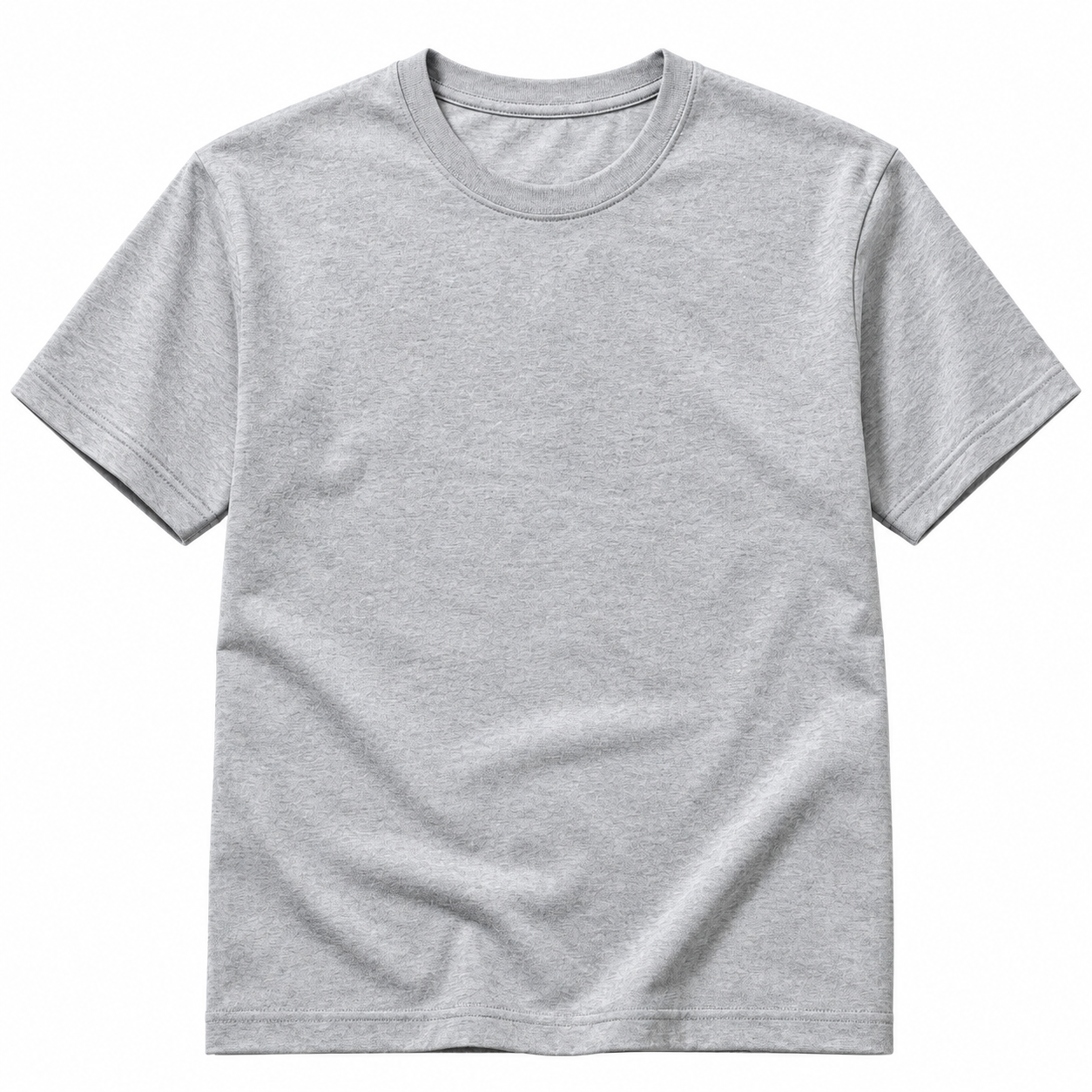 Light Grey Crew Neck T-Shirt
