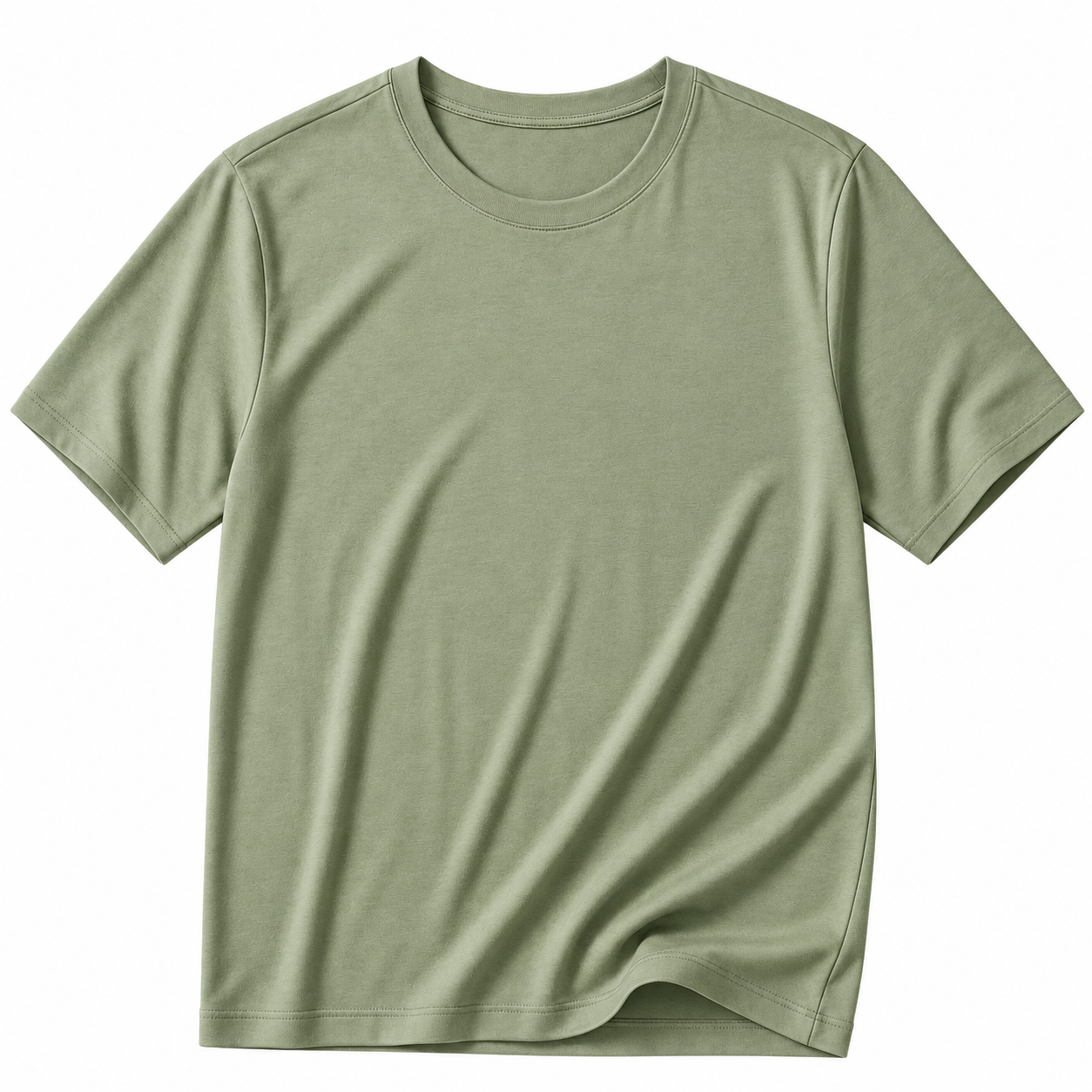 Sage Green Crew Neck T-Shirt