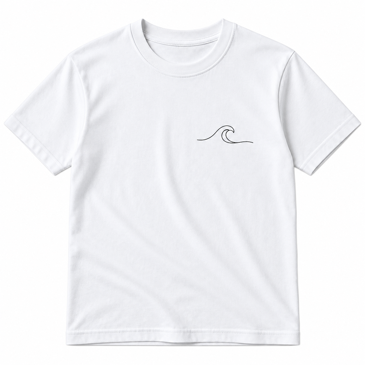 White Logo Crew Neck T-Shirt