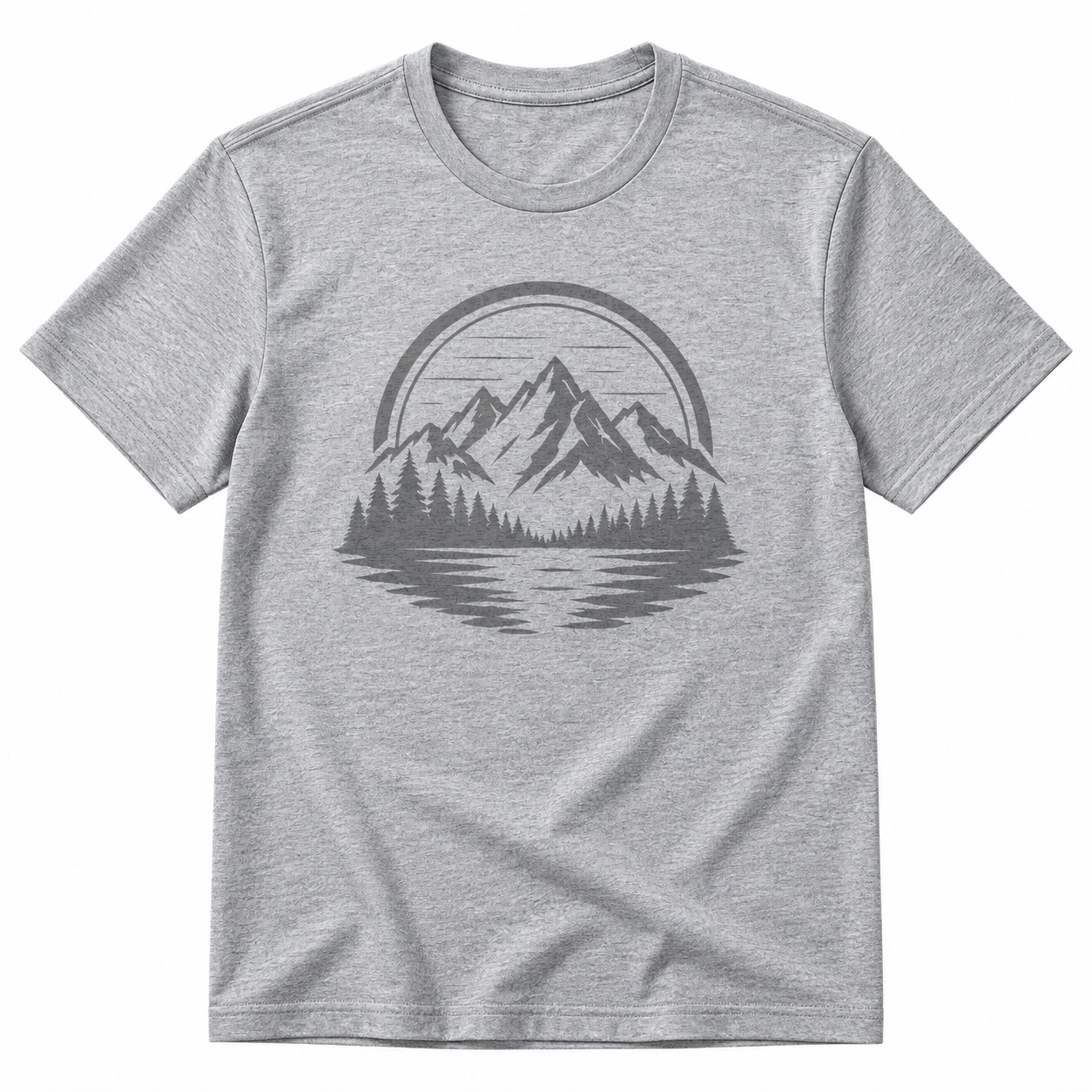 Grey Mountain Graphic T-Shirt
