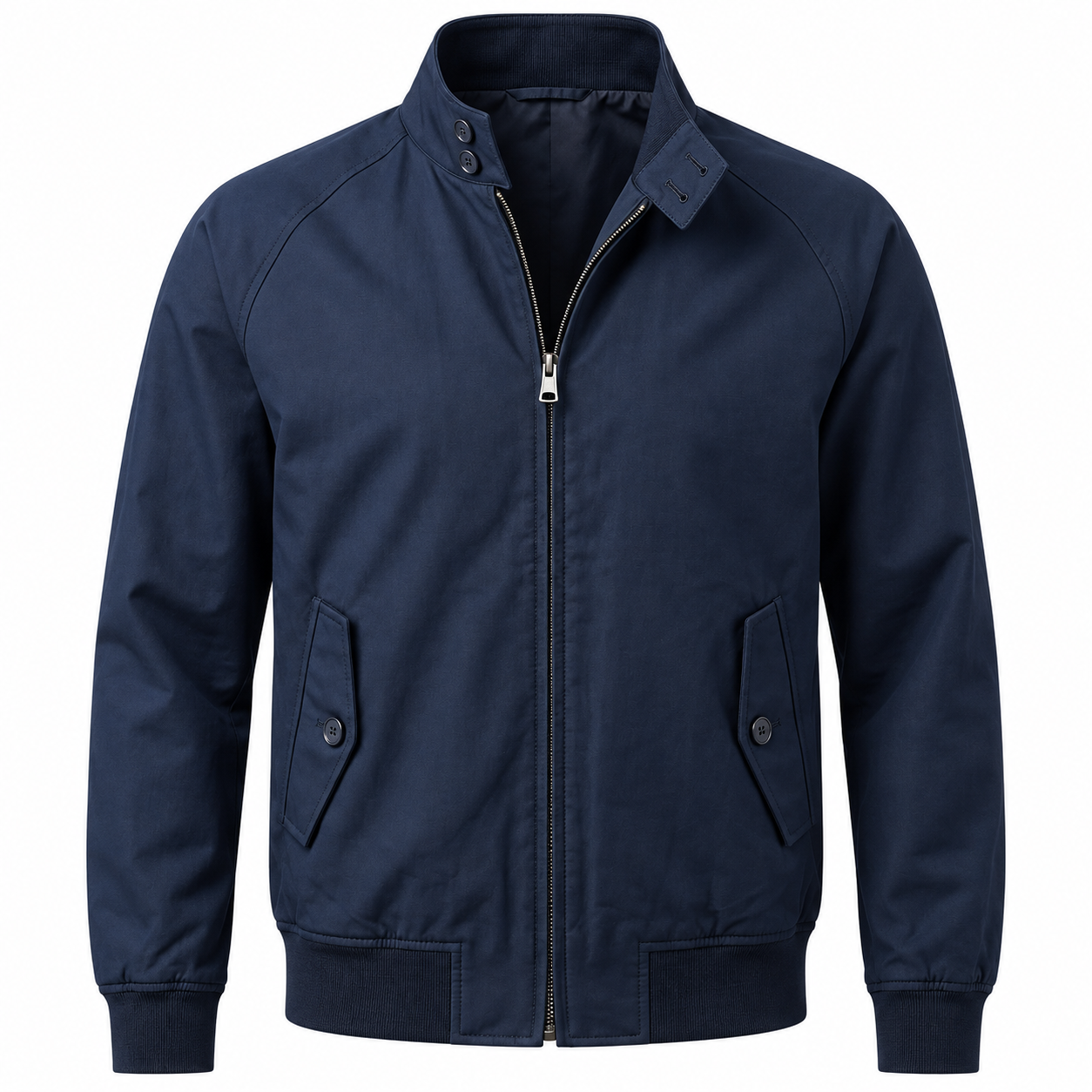 Men’s Navy Zip-Up Jacket