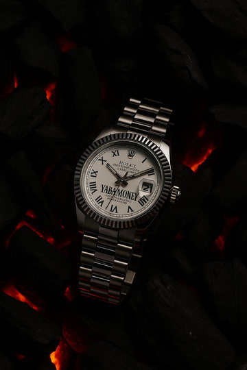 Engraved Rolex wristwatch