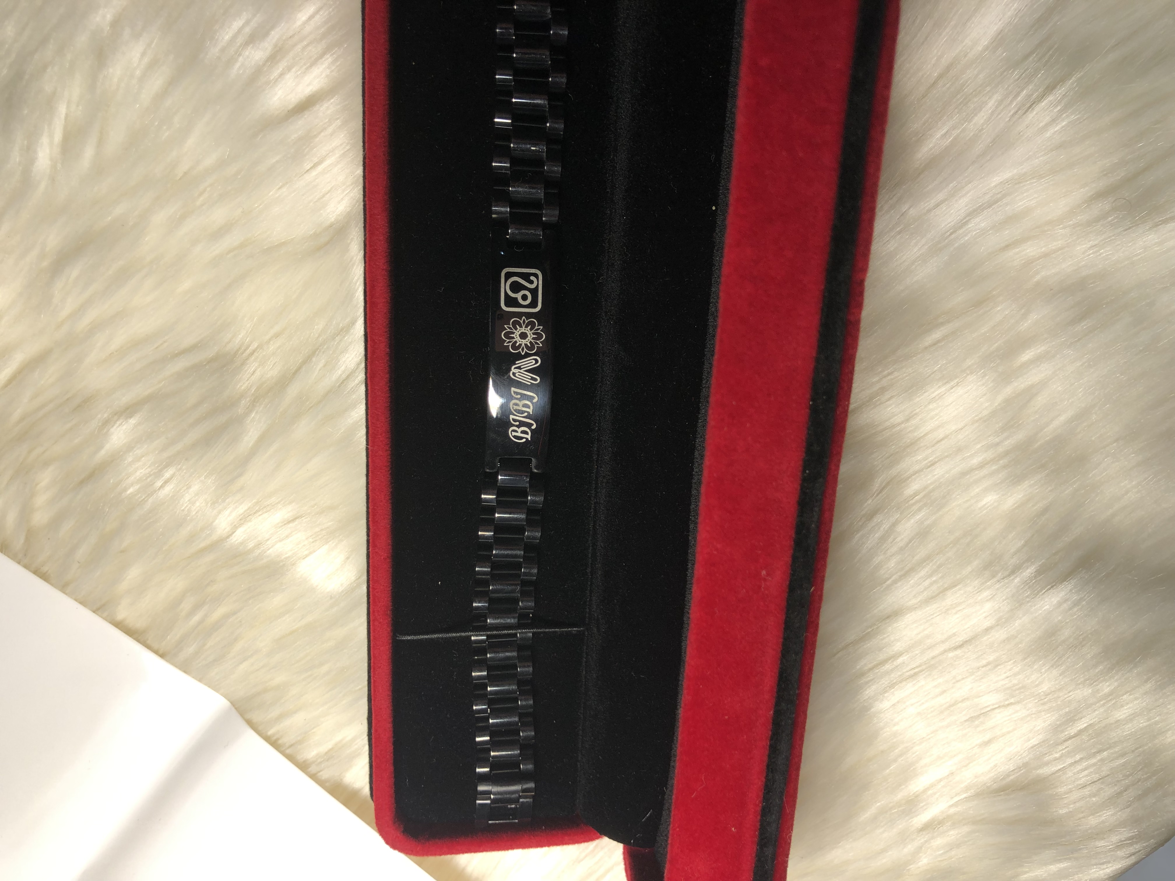 Another view of Engraved bracelets