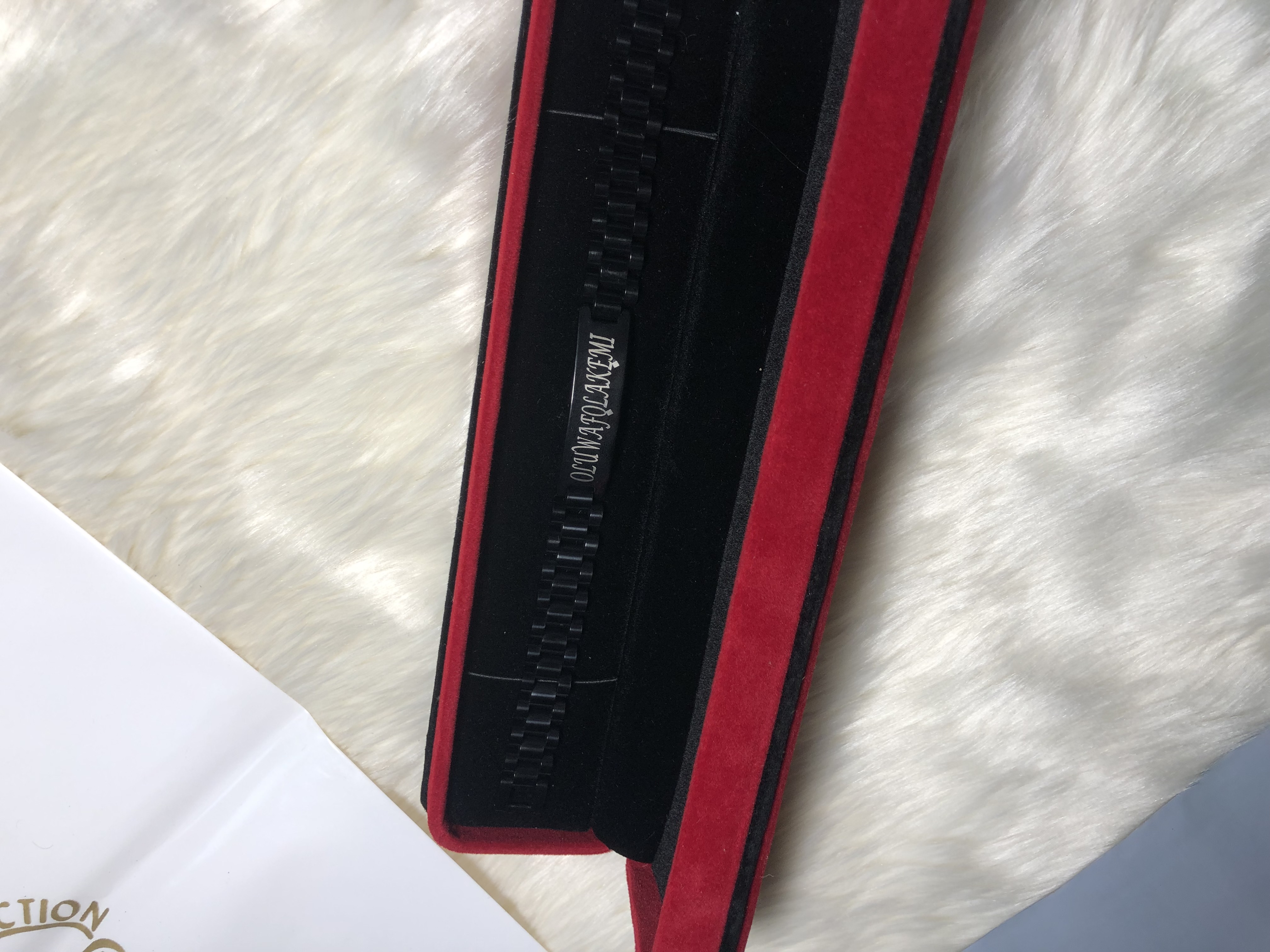 Another view of Engraved bracelets