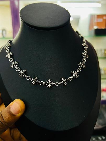 Another view of Steel Urban Necklaces