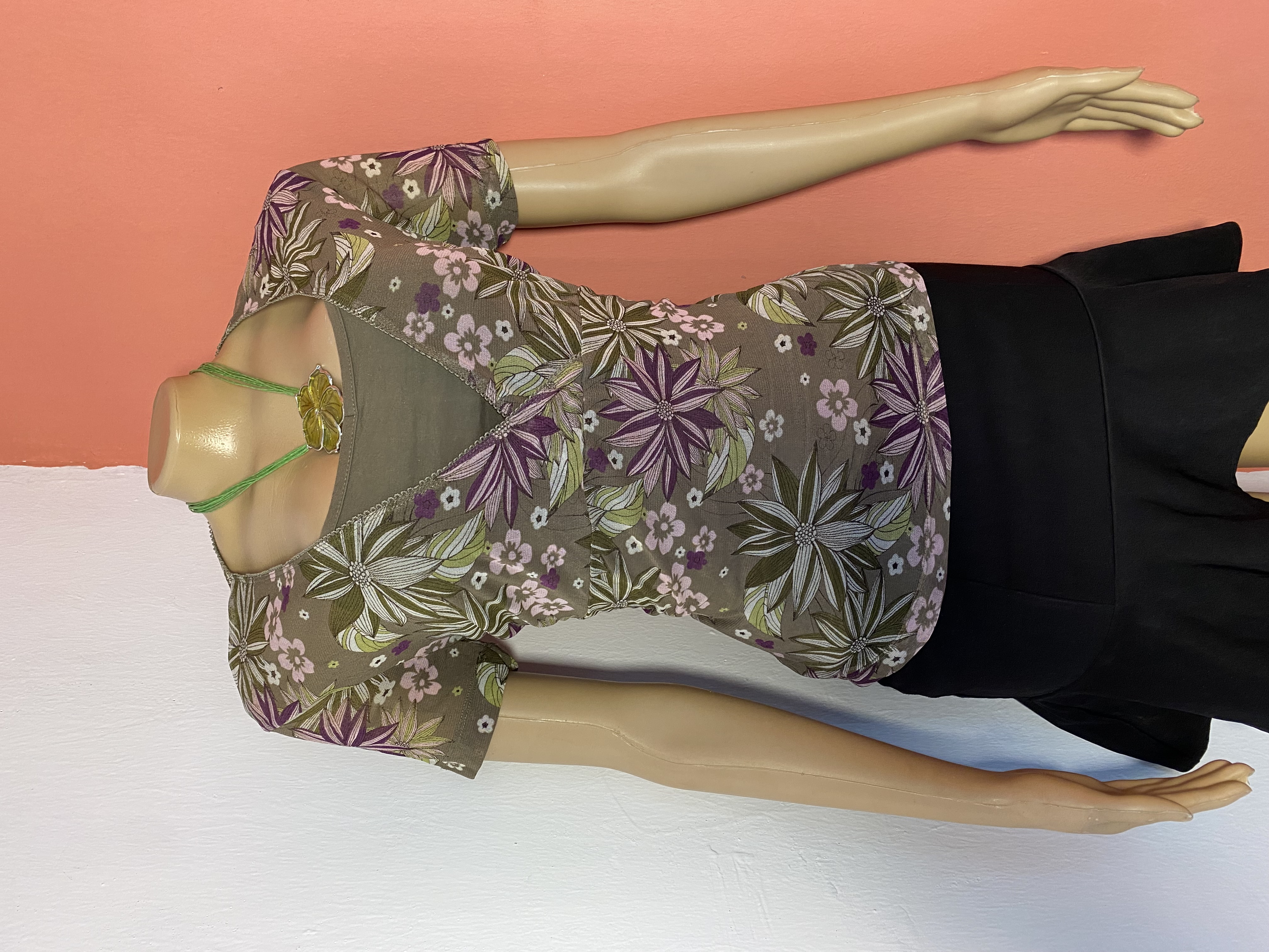 Another view of Mesh top with camisole