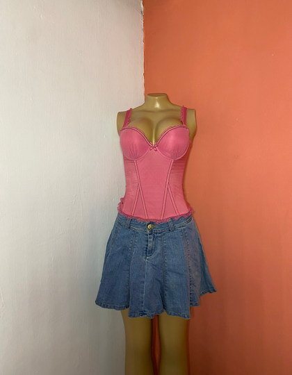 Pink bustier