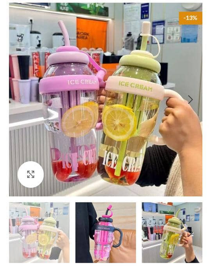 Another view of Ice cream bottle
