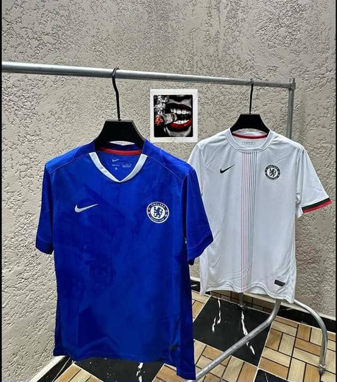 CHELSEA HOME AND AWAY JERSEY (comes with the CWC GOLD BADGE)