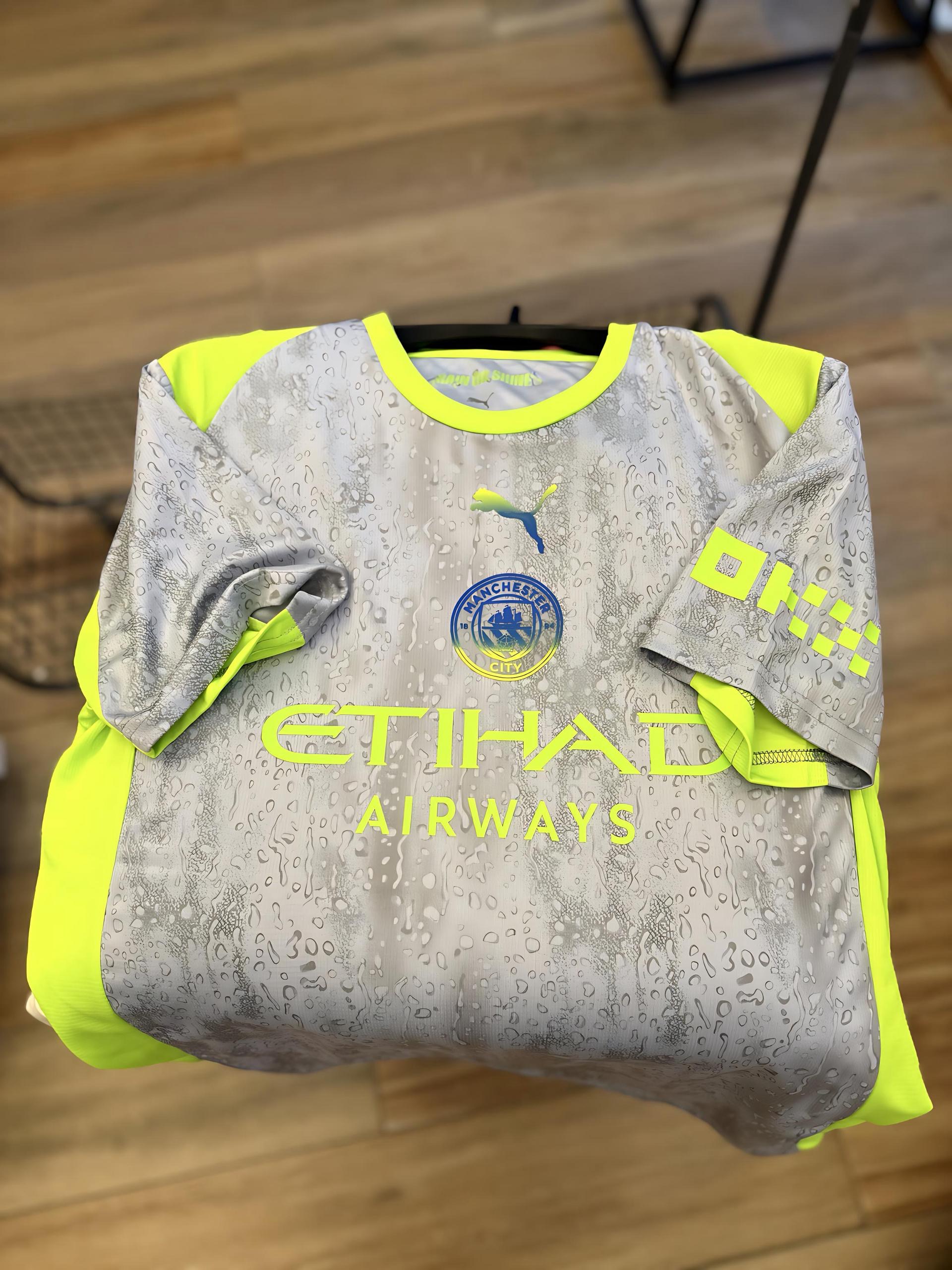 Another view of Manchester City Third kit for the 2025/2026 Season