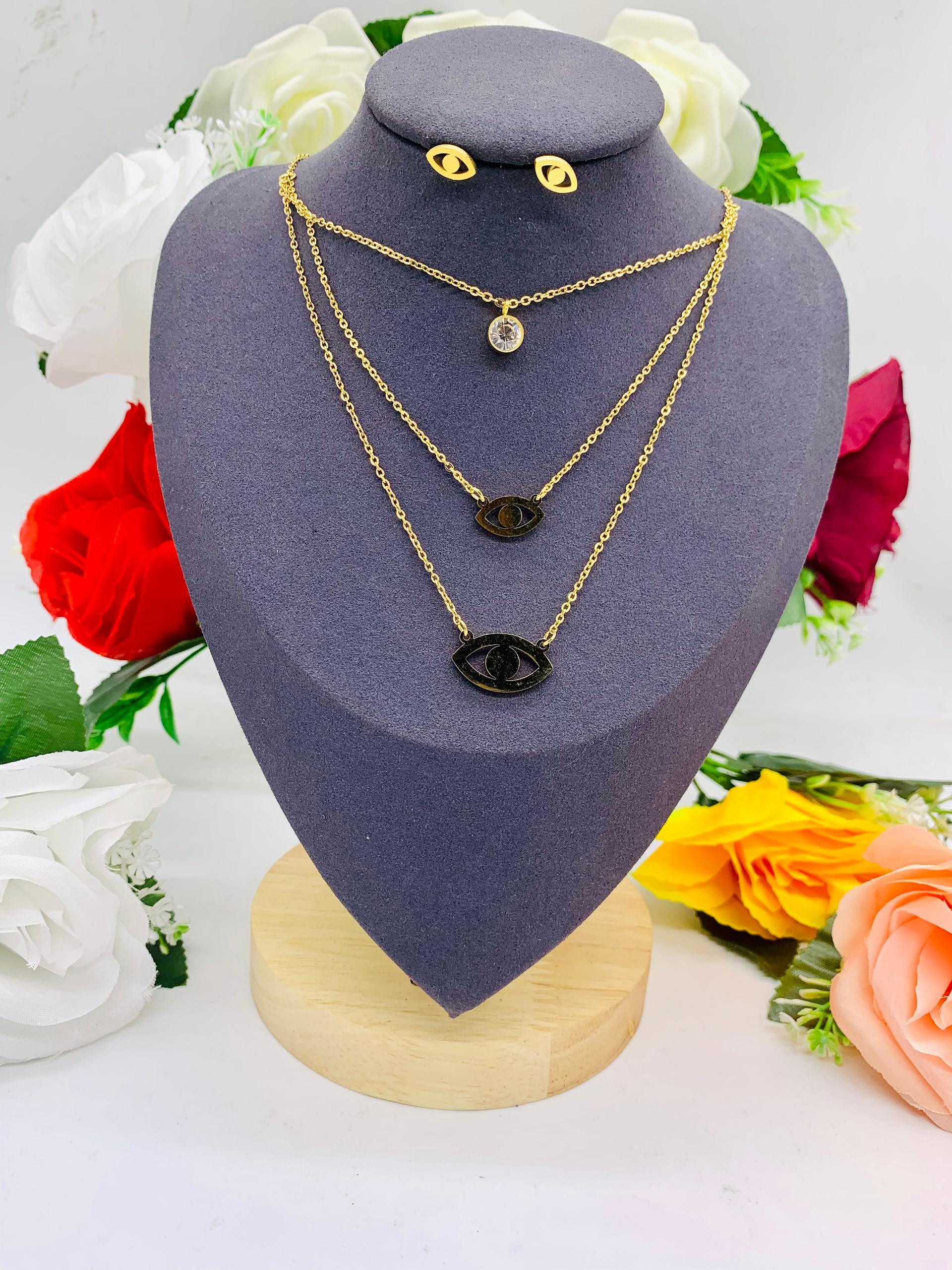 Another view of 3-step necklace