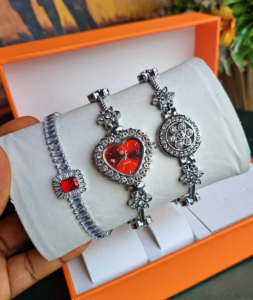 Another view of Wristwatch and bracelets