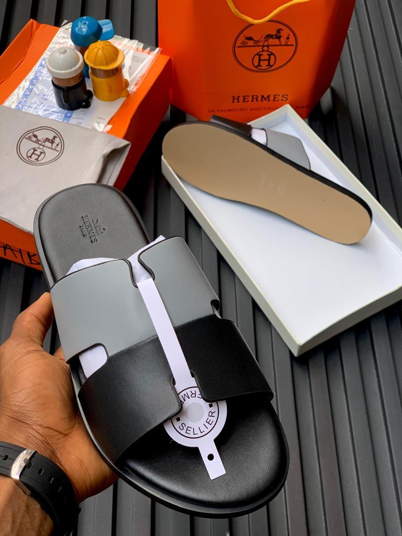 Another view of Unisex Hermes luxury fashion slides