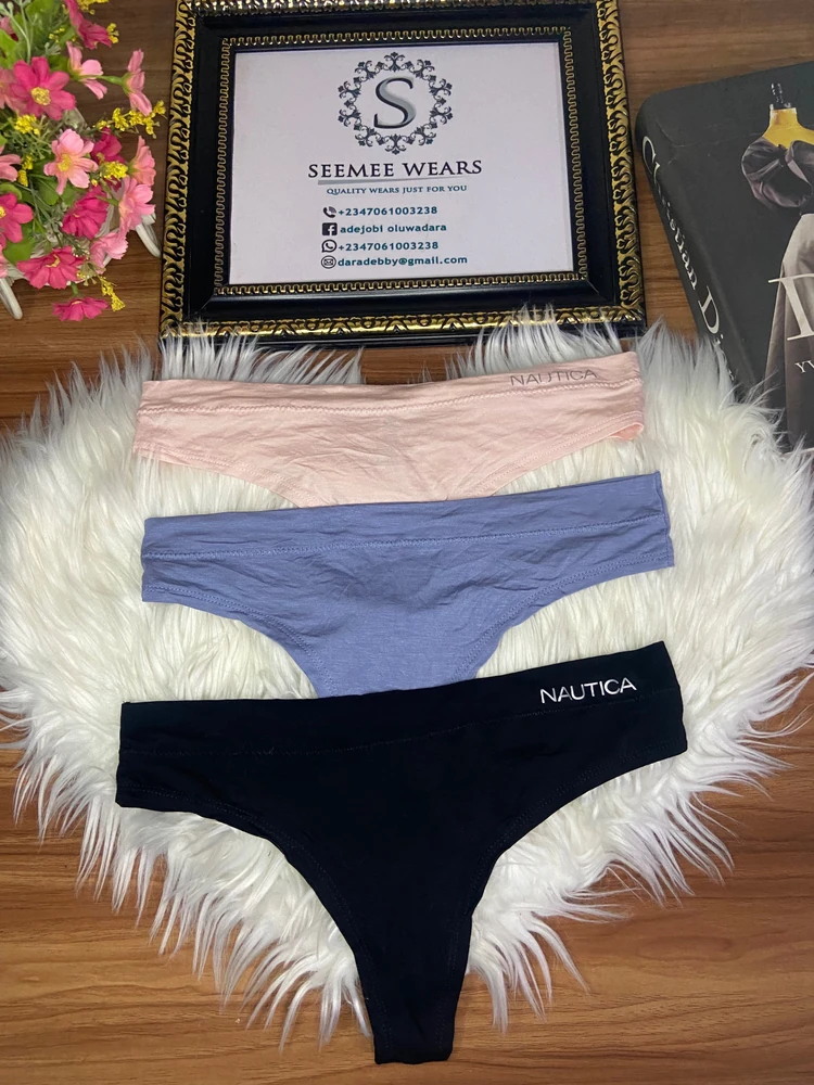 Another view of Cotton thongs