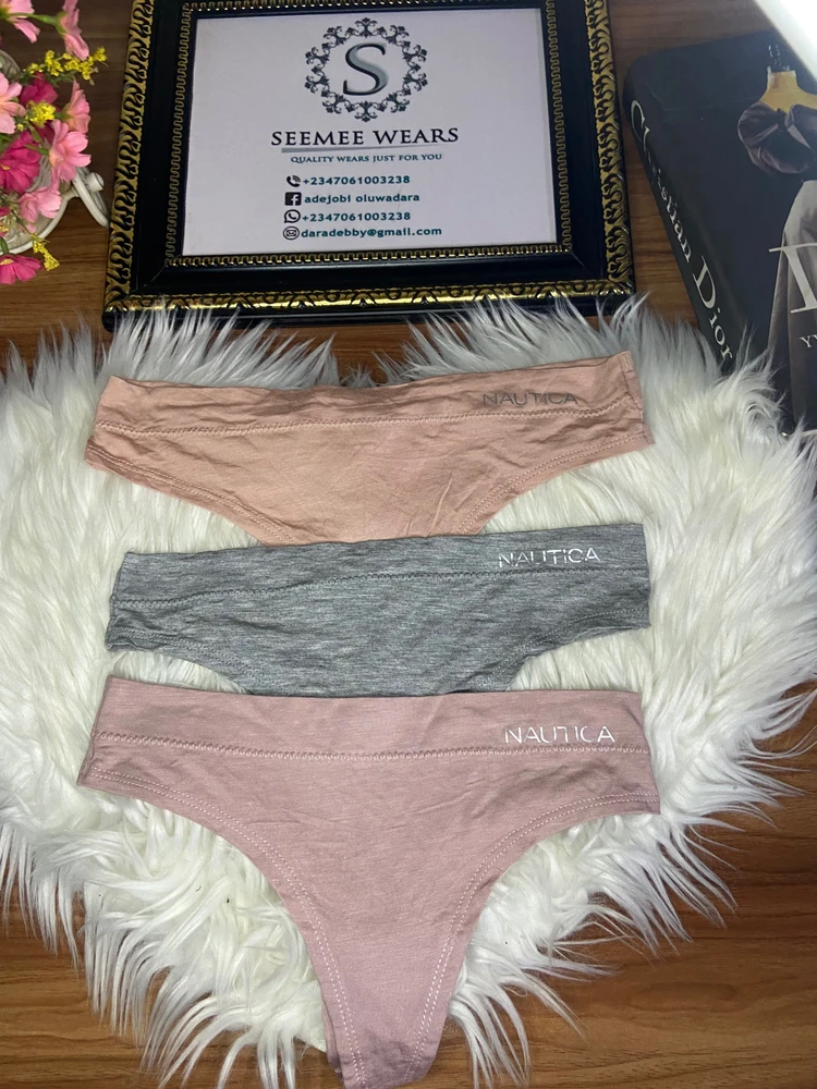 Another view of Cotton thongs