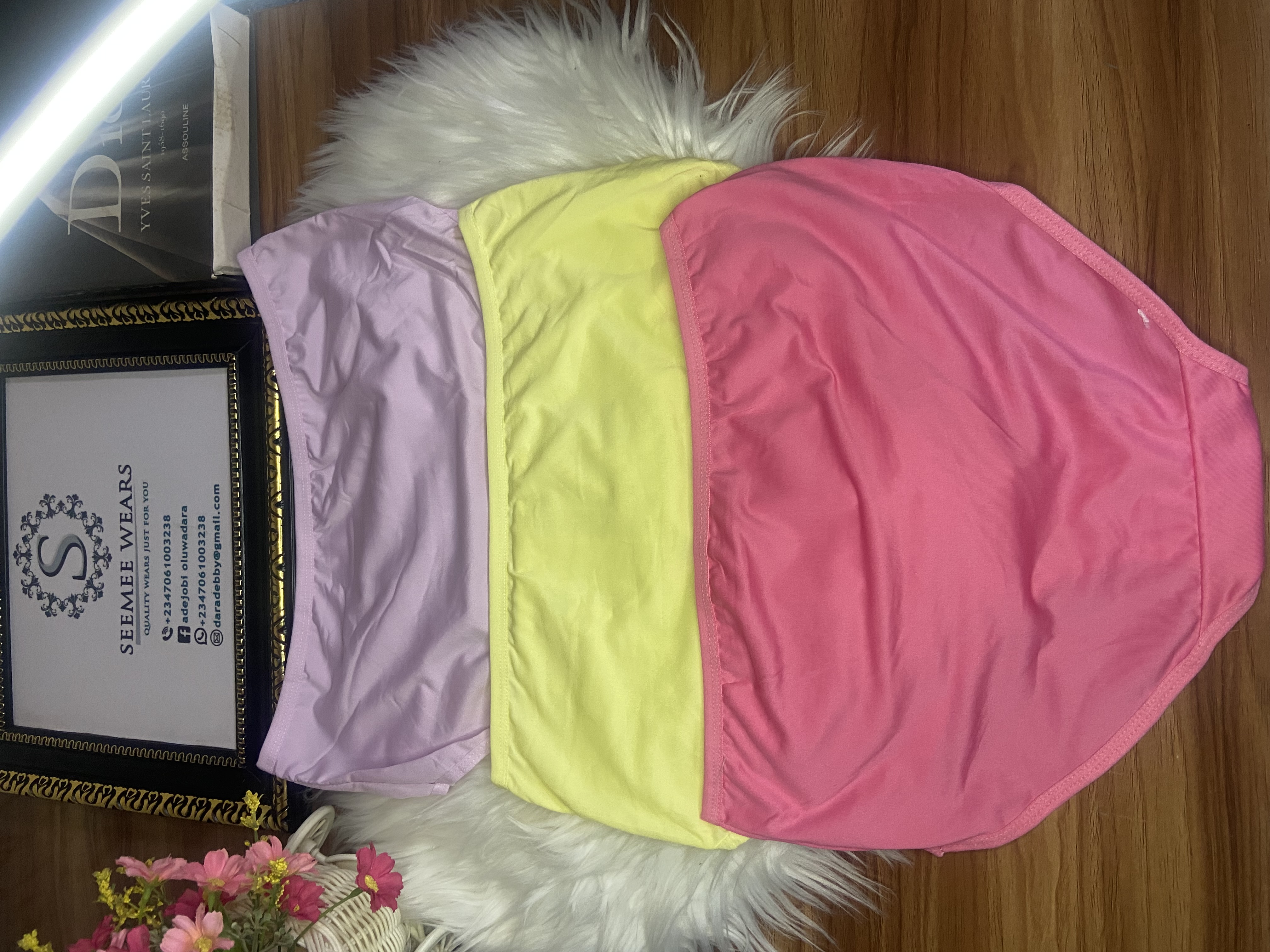 Another view of Silky cotton pants