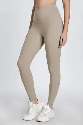 Khaki High Waist Luxe Leggings