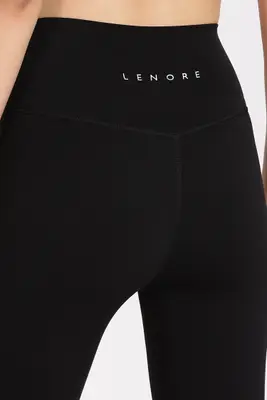 Black High Waist Luxe Leggings