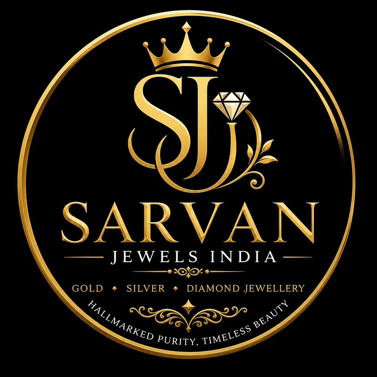 SARVAN JEWELS INDIA logo