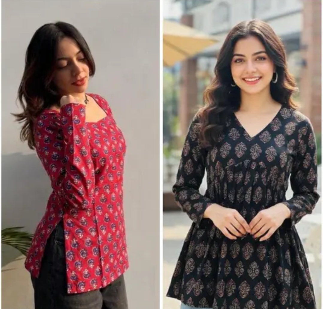 SUMMER SHORT KURTI LIMITED EDITION GIRLS & WOMENS SHORT KURTI  SPECIAL COMBO