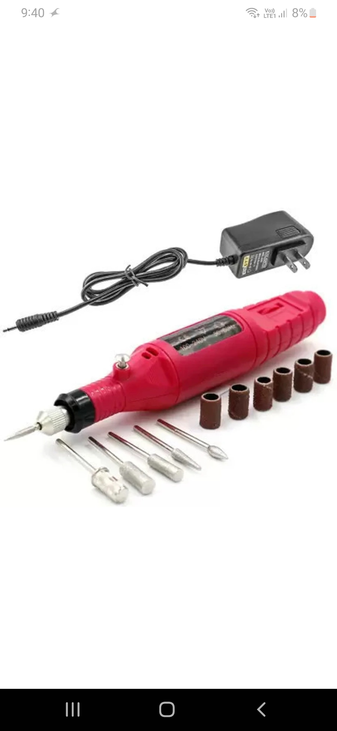 Nail and small pvc grindding and drilling machine