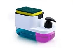 KALVYA ENTERPRISES 3 IN 1 SOAP DISPENSER