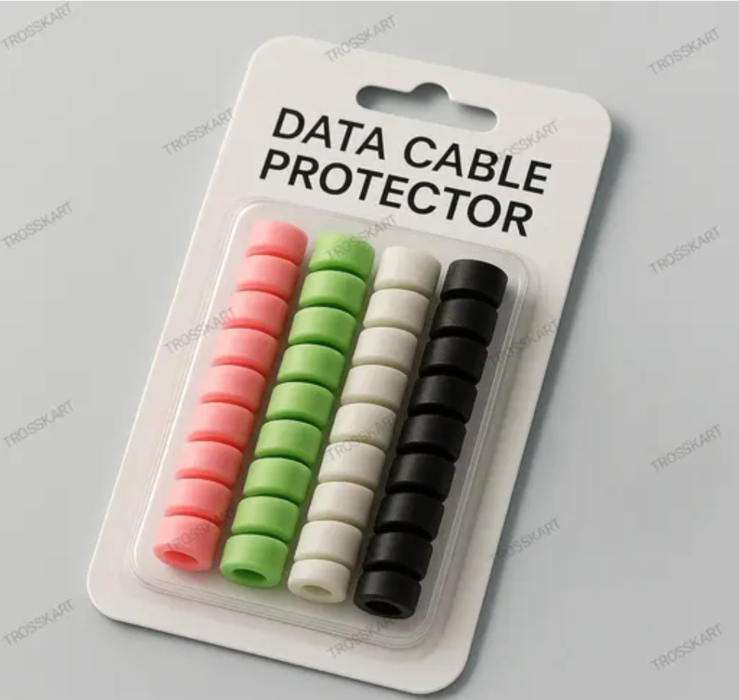 Trosskart® Cute & Durable Data Cable Protector