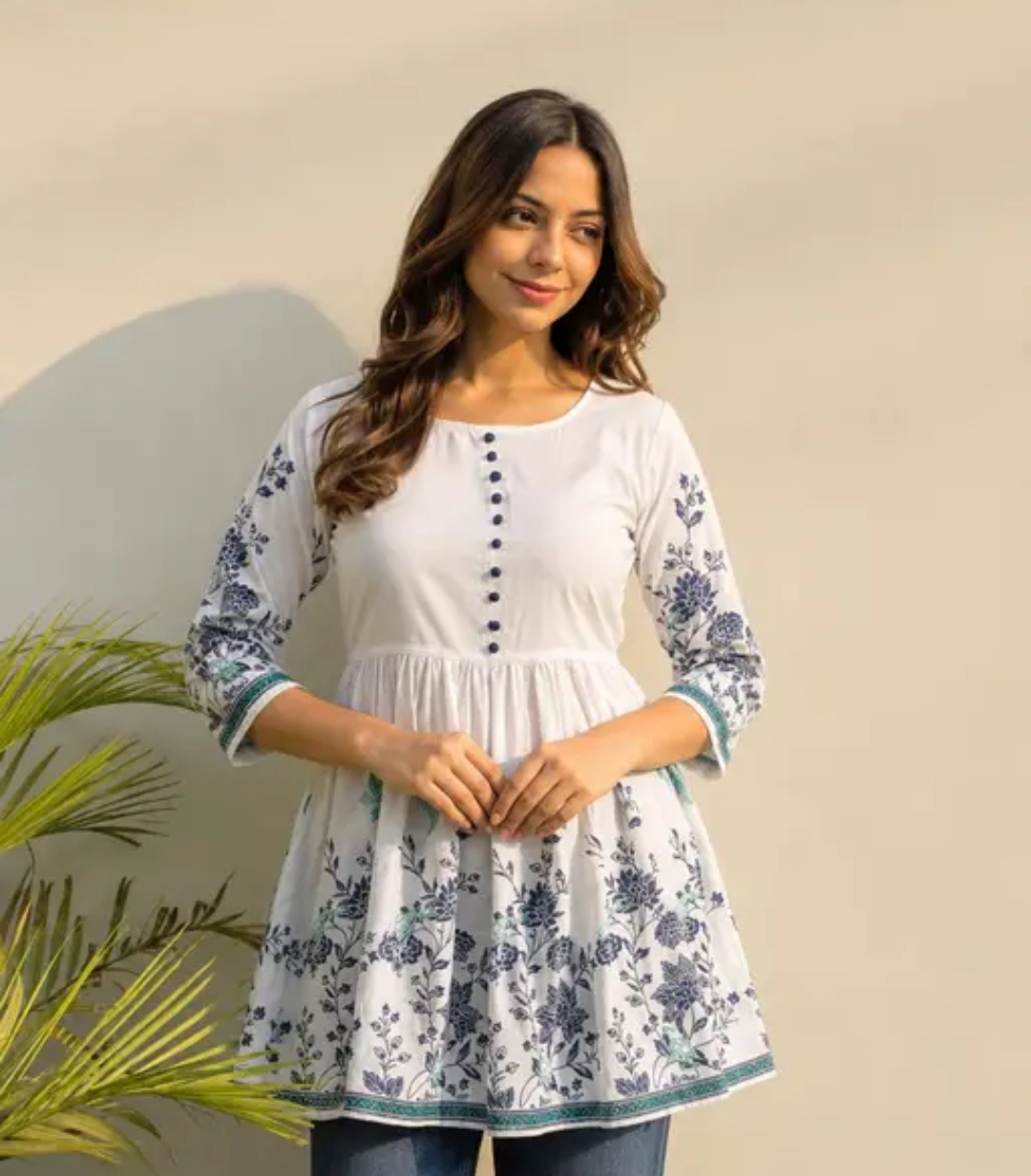LETEST TOP SHORT KURTI