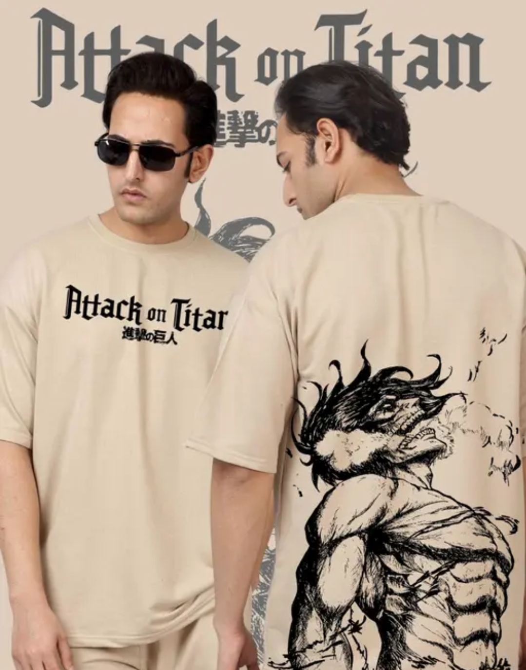 Men Round Neck T-Shirt | Cotton Blend Material | Trendy Anime Print | Lightweight Comfortable Feel | Daily Use for Men
