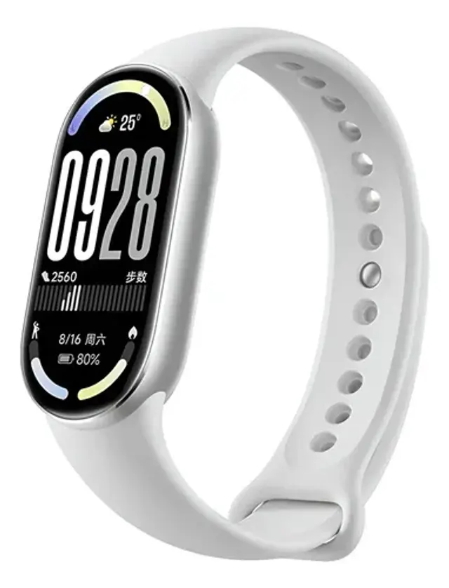 Relógio Xiaomi Mi Band 10 Global Caixa Prata/cinza